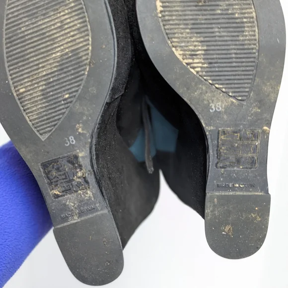 Edmundo Castillo two tone suede wedges - Picture 13 of 16